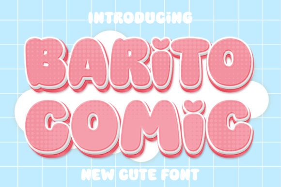 Barito Comic: A Playful Font for Polished Branding