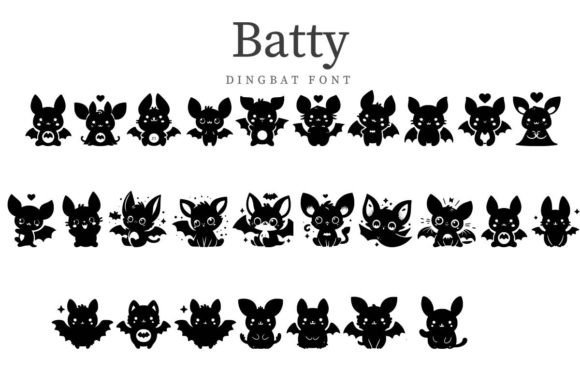 Batty: A Spooky Font for Creative Projects