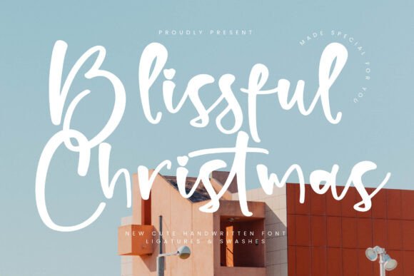 Blissful Christmas Font for Festive Web Design