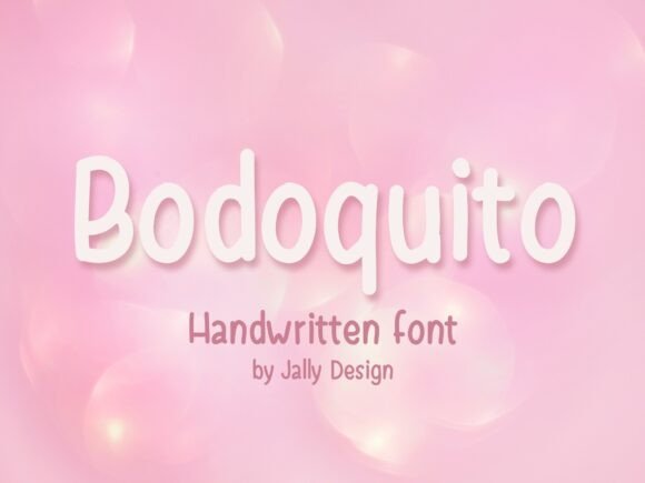 Bodoquito: A Playful Handwritten Font for Editorial Design