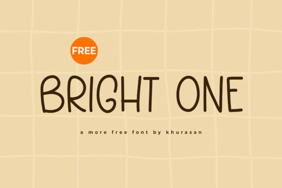 Bright One: A Modern Display Font for Creative Projects
