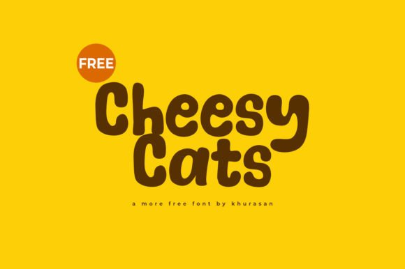 Cheese Cats: A Playful Font for Modern Branding