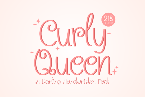 Curly Queen Font for Business Branding