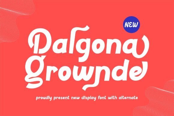 Dalgona Grownde: A Trendy Handwritten Font for Creative Brands