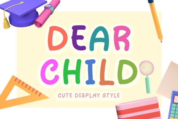 Dear Child Font for Web Design and Brand Identity