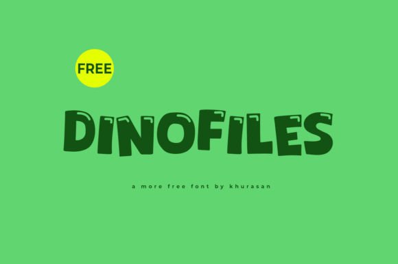 Dinofiles Font for Modern Branding and Design