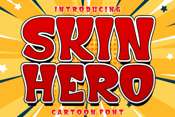 Enhance Your Web Design with Skin Hero Display Font