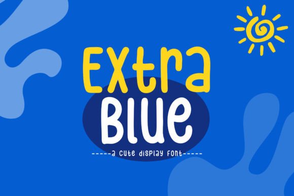 Extra Blue Font for Modern Web Design