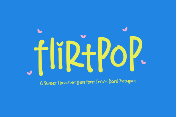 Flirtpop: A Playful Script Font for Modern Design