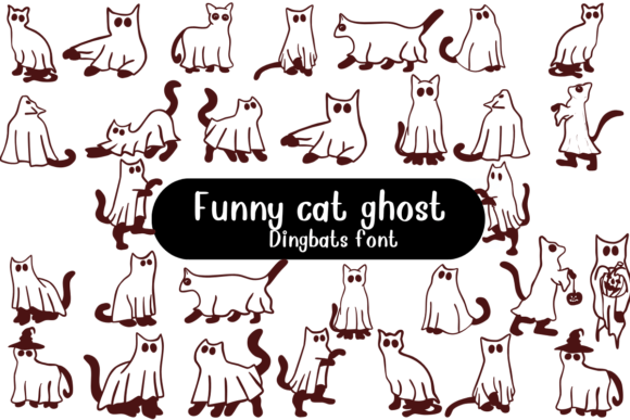 Funny Cat Ghost Font Review: Playful Typography for Branding