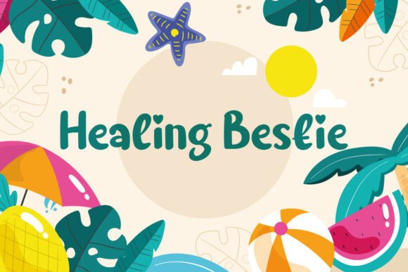 Healing Bestie Font Review for Branding Projects