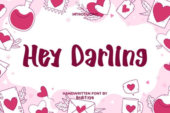 Hey Darling Script Font Review for Design Projects