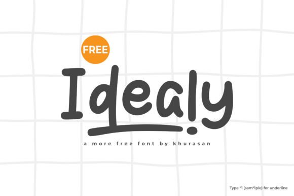 Idealy: A Modern Script Font for Editorial Elegance
