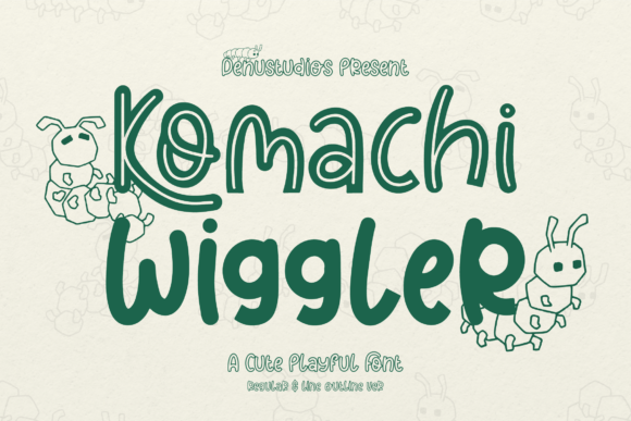 Komachi Wiggler: A Playful Font for Creative Branding Projects