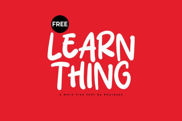 Learn Thing Font for Business Branding