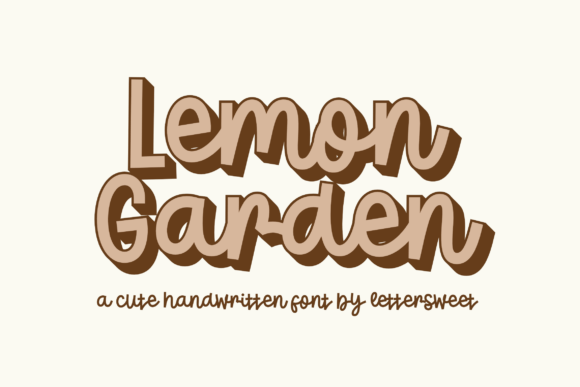 Lemon Garden Font for Web Design Projects