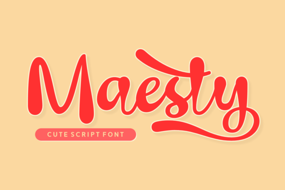 Maesty Font: A Playful Script for Handmade Creations
