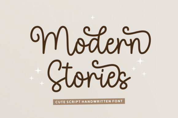 Modern Stories Font Review for Branding and Design