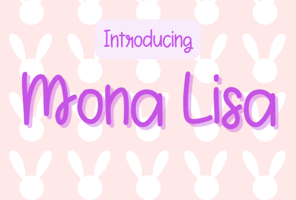 Mona Lisa Font for Editorial Design