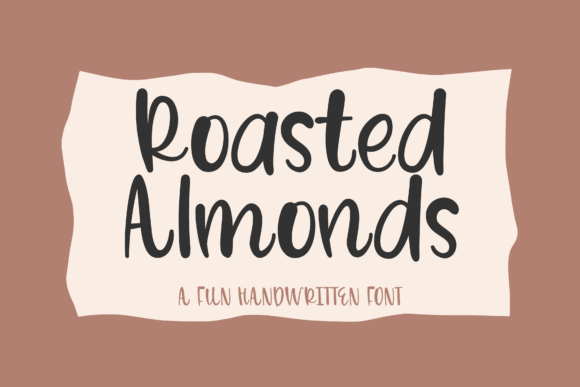 Roasted Almonds Font for Editorial Design