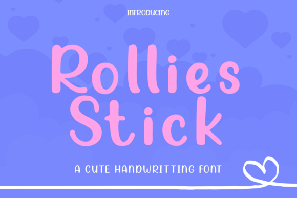 Rollies Stick Font for Handmade Creations