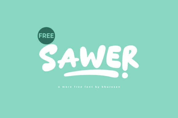 Sawer Font for Modern Campaign Design