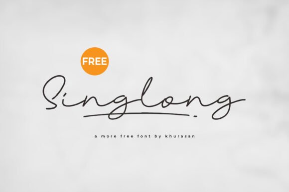 Singlong: A Modern Script Font for Creative Branding