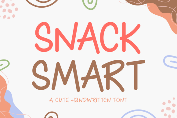 Snack Smart: A Playful Script Font for Creative Branding