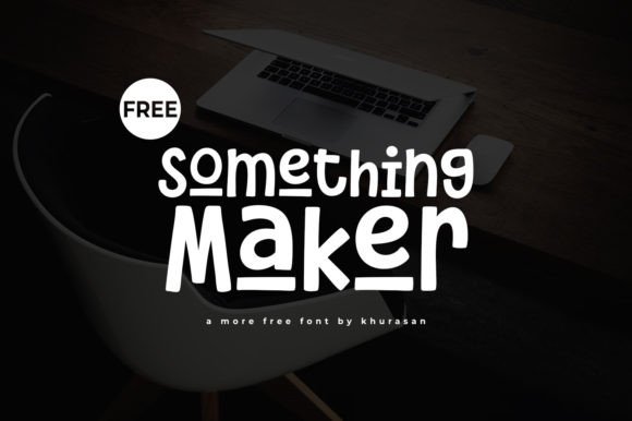 Something Maker: A Cute Display Font for Web Design