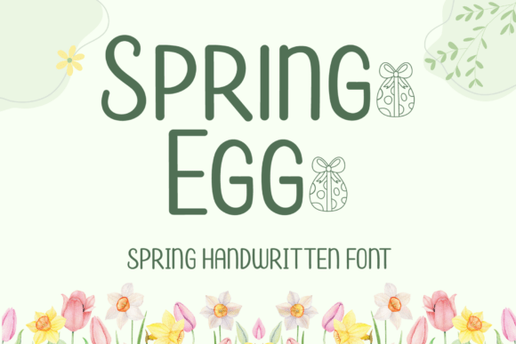 Spring Egg: A Joyful Font for Digital Branding