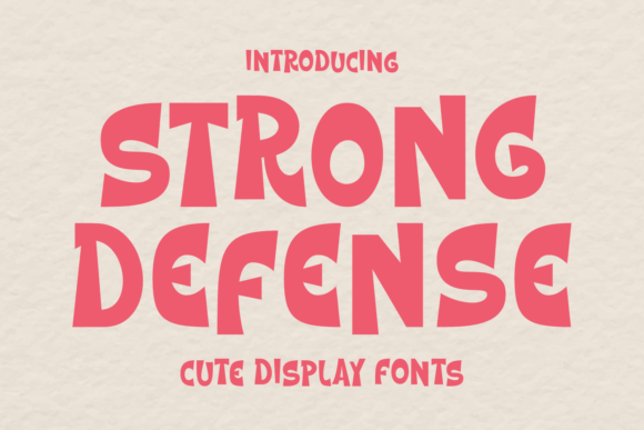 Strong Defense Font for Eye-Catching Digital Campaigns