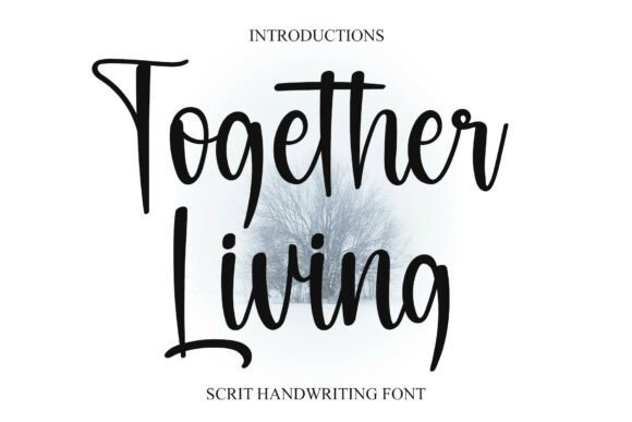 Together Living Font for Editorial Design and Branding
