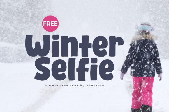 Winter Selfie: A Modern Display Font for Creative Projects