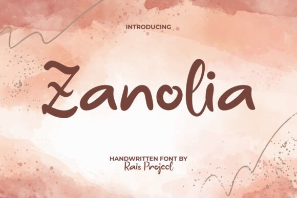 Zanolia Font for Eye-Catching Campaigns